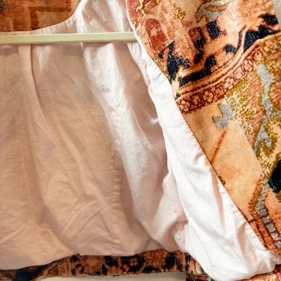 Anthropologie Tapestry Cropped Velvet Moto Jacket Small/Medium - Picture 10 of 15